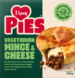 VEGETARIAN MINCE & CHEESE <span>200g</span>